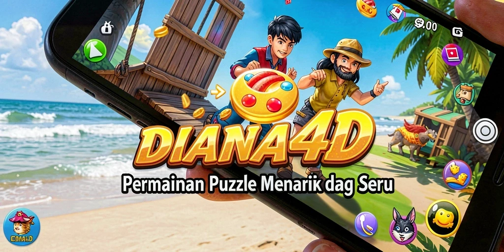 Tampilan gameplay puzzle DIANA4D yang menantang dan seru.