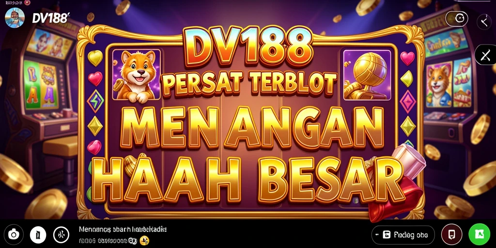 Tampilan gameplay DV188 yang memukau dengan tema slot menarik.