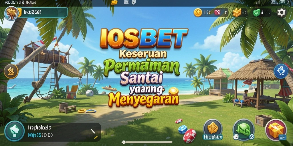 Tampilan gameplay IOSBET yang penuh warna dan menyenangkan.