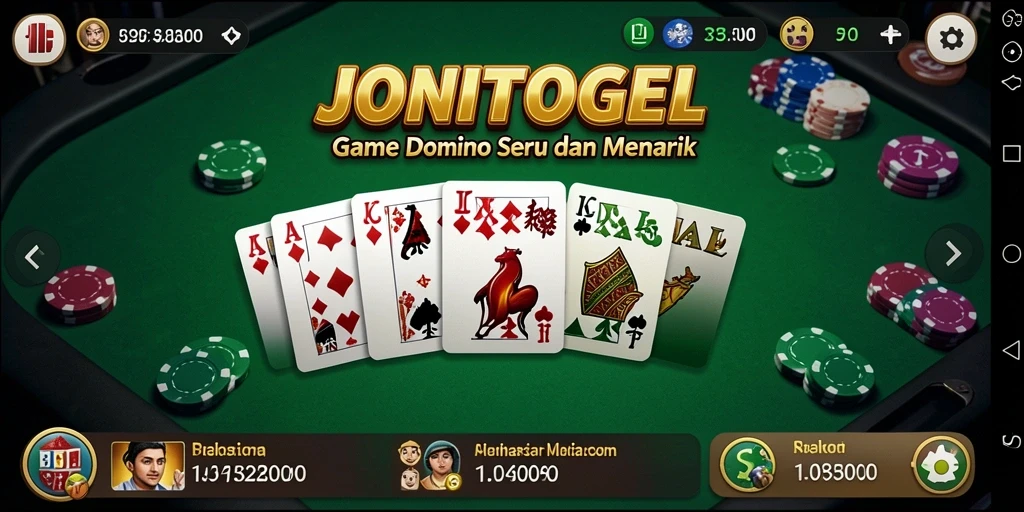 Tampilan gameplay menarik dari JONITOGEL.