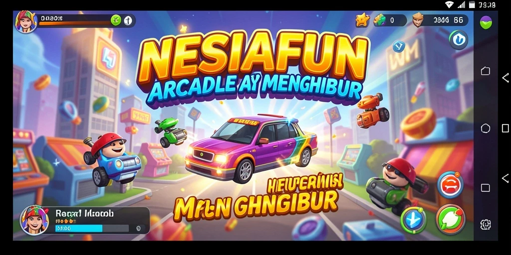 Tampilan gameplay NESIAFUN yang seru dan penuh aksi.