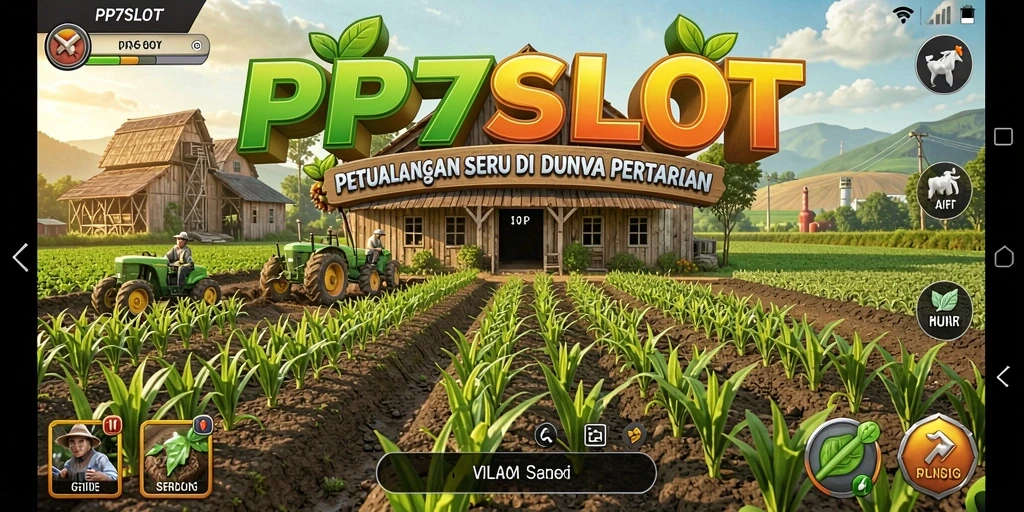 Tampilan gameplay PP7SLOT yang menakjubkan dalam dunia pertanian.