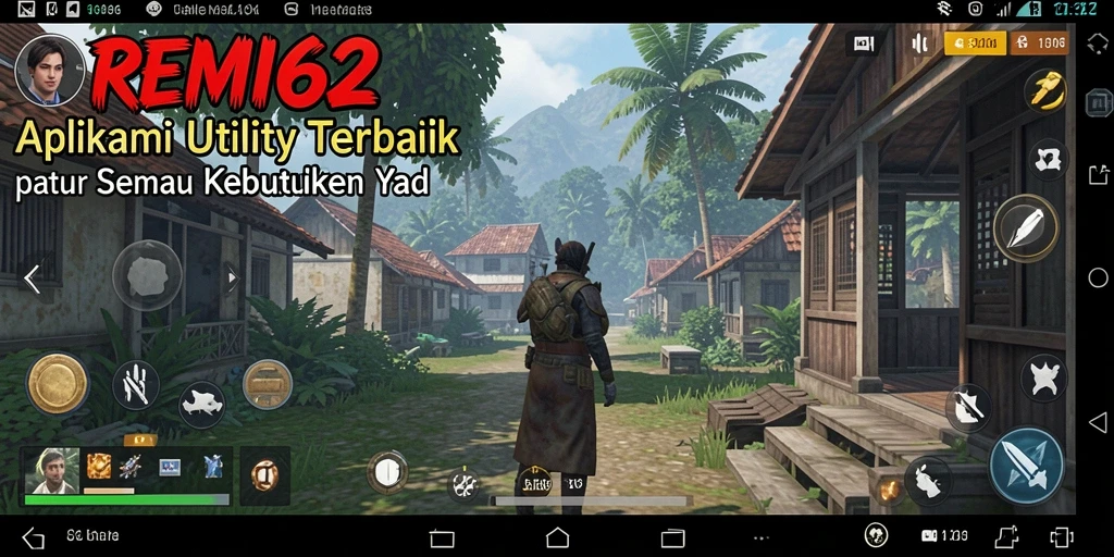 Tampilan antarmuka REMI62 yang sederhana dan fungsional.