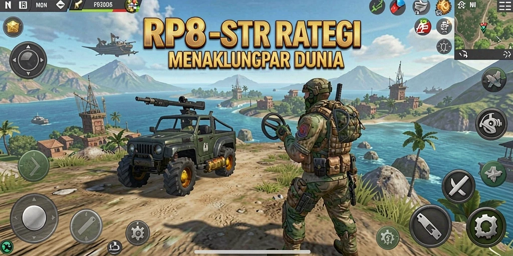 Tampilan gameplay RP8 yang menarik dan menantang strategi.