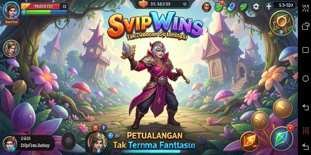 Tangkapan layar menunjukkan gameplay petualangan yang mendebarkan di SVIPWINS.